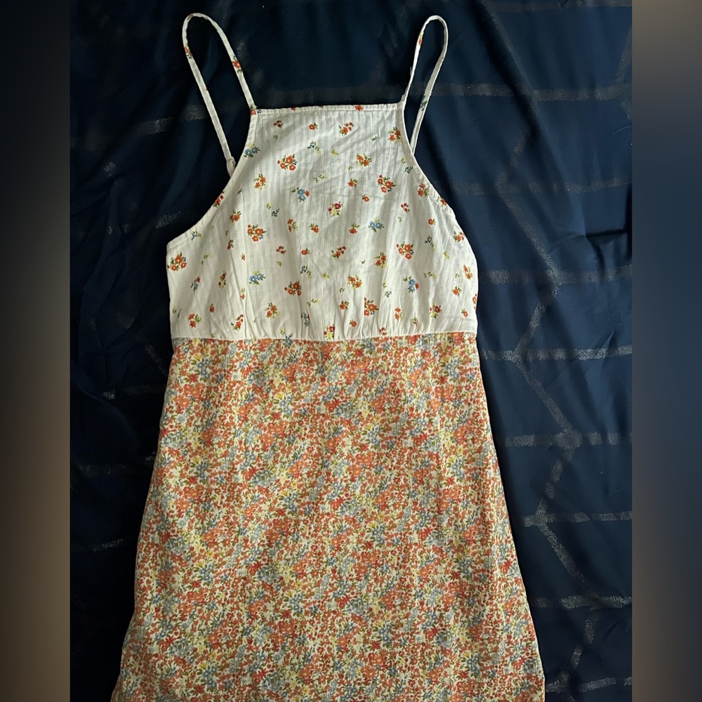 American Eagle Floral Empire Waist Sun Dress - Picture 1 of 4